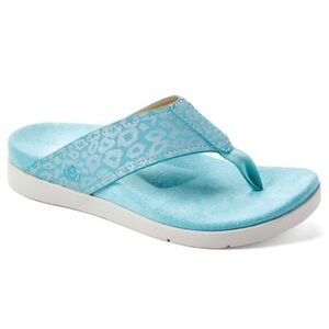 Spenco | Aqua Sea Cheetah-Accent Hampton Flip-Flop